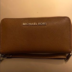 Brown leather wallet